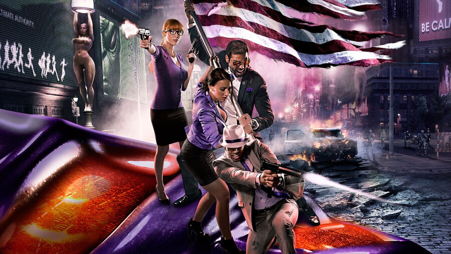 stylové plakáty saints Row