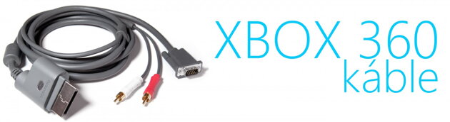 Xbox 360 káble konzoly-store.cz
