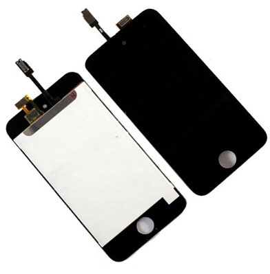 iPod Touch 4G Display komplet (sklo, LCD, Touchscreen) - čierný