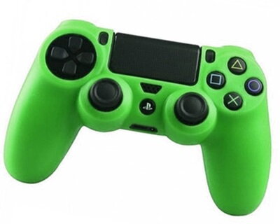 Silikonový obal PS4 zelený 
