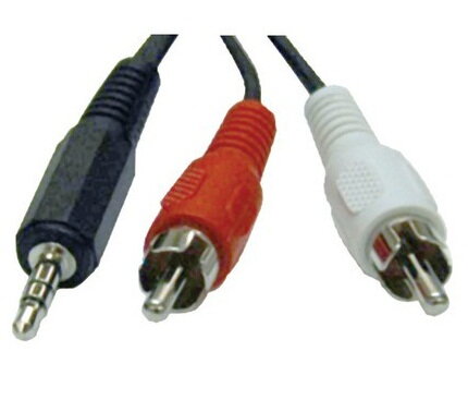 Audio kábel 3.5mm Jack samec na 2RCA samec dĺžka 90cm