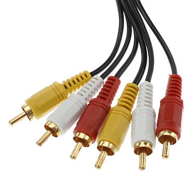AV kábel 3-RCA dĺžka 5m