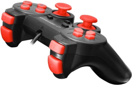 Ovládač Corsair Esperanza GX500 (PC/PS2/PS3) čierno-červený