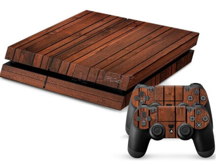 PS4 polep Wood