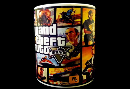 GTA 5 hrnček varianta 1