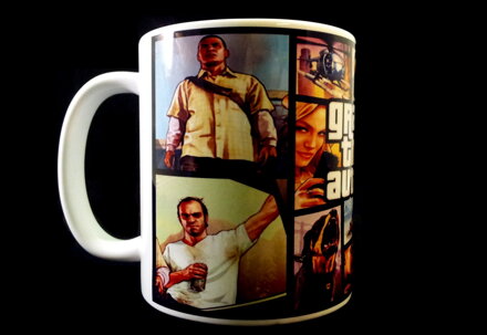 GTA 5 hrnček varianta 1