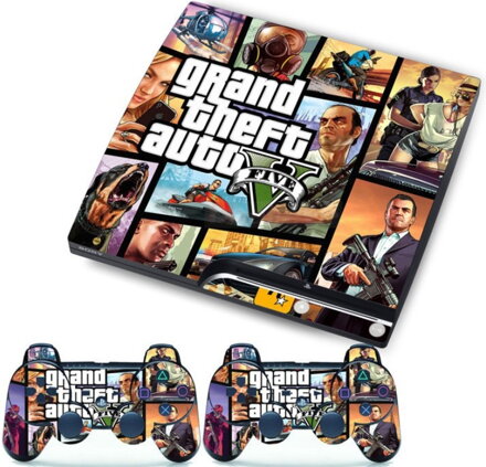 PS3 slim polep GTA 5 v2