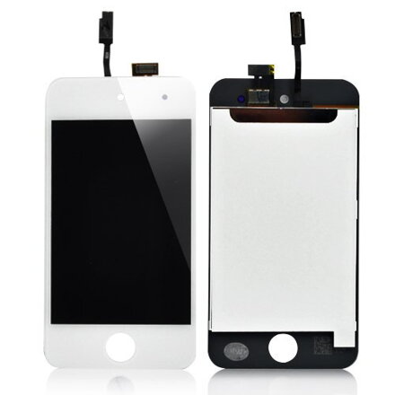 iPod Touch 4G Display komplet (sklo, LCD, Touchscreen) - biely