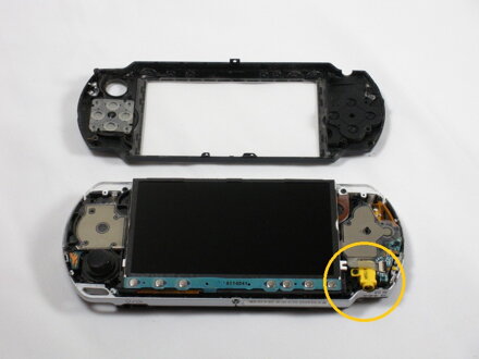 SERVIS PSP výmena napájacieho konektora