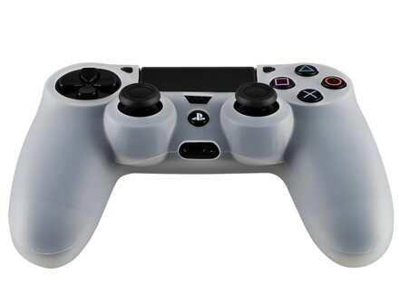 Silikonový obal PS4 biely