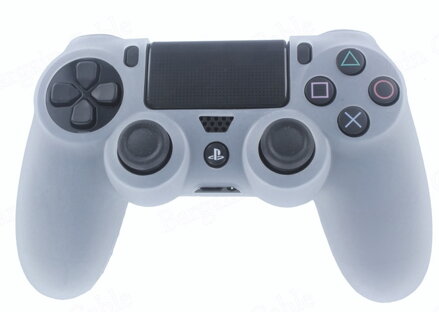 Silikonový obal PS4 biely