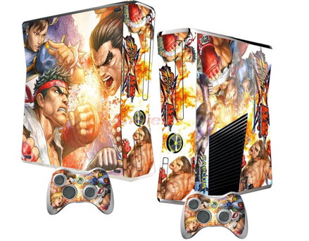 Xbox 360 slim polep Street Fighter 