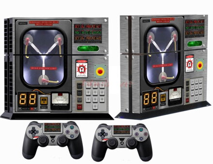 PS4 polep Back to the Future
