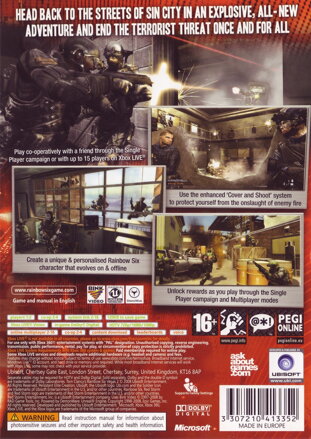 Tom Clancy 'Rainbow Six Vegas 2 XBOX 360