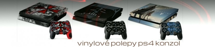 Polepy ps4 konzol