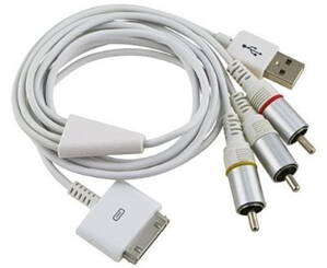 AV + USB-Kábel Firmware 5.0 pre iPhone 
