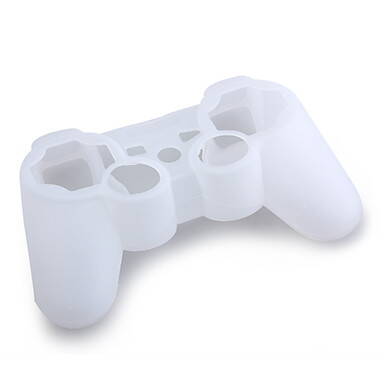 PS3 Silikónový obal pre ovládač WHITE